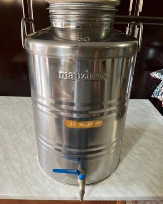 Contenitore/fusto per olio 50L con rubinetto