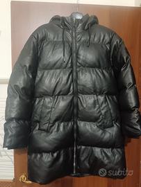 piumino trapuntato in ecopelle 