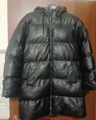 piumino trapuntato in ecopelle 