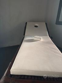 lettino da massaggio in bamboo