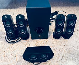 Set casse con filo Logitech X-530 Audio System 5.1