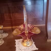 Cestino vetro  centrotavola o portaoggetti 