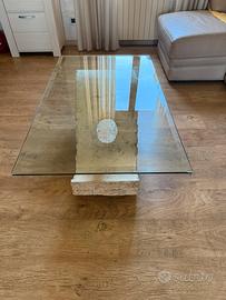 Tavolino in cristallo