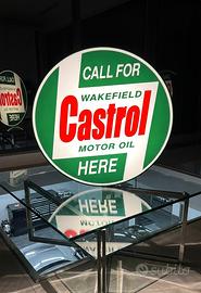 Insegna Luminosa Castrol Vintage da Tavolo