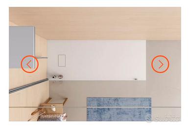 Piatto doccia 90 x 180 effetto pietra resina bianc