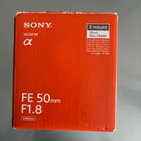 SCATOLA SONY 50mm F1.8