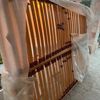 Rete matrimoniale doghe legno