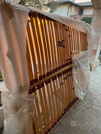 Rete matrimoniale doghe legno