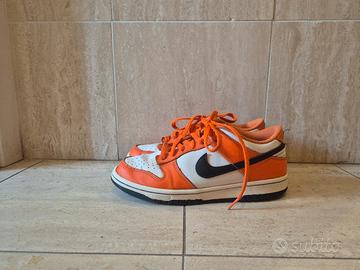 Nike Dunk Low arancione e bianco  - tg 39 (6.5Y)