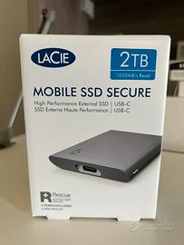 LaCie Mobile SSD esterno 2TB NUOVO SIGILLATO