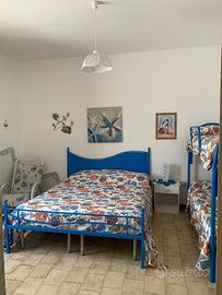 Casa con giardino 8 posti a 150mt dal mare