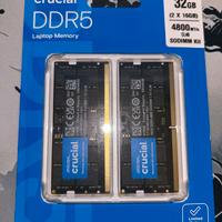 RAM DDR5 32GB Crucial Pro 6000MHz CP2K16G60C48U5