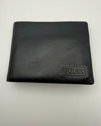Portafoglio uomo Guess – Nero – In vera pelle