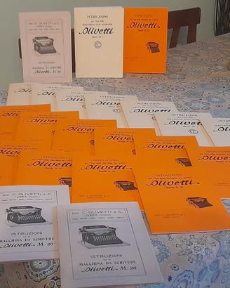 OLIVETTI M20 E M1 LIBRETTI 