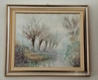QUADRO PAESAGGIO AUTUNNALE 