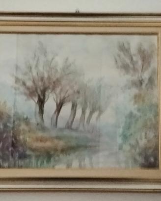 QUADRO PAESAGGIO AUTUNNALE 