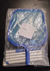 RETINO PER PISCINA - ASTA IN ALLUMINIO