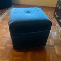 Pouf in velluto