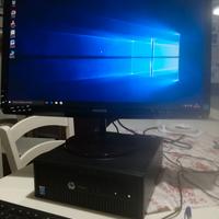 computer lenovo con monitor 24 pollici