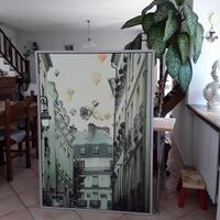 quadro grande con cornice 140 x 100 Parigi 