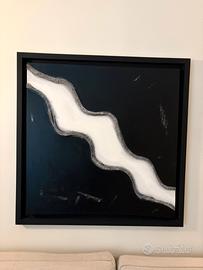 Quadro Astratto Materico 114x114  Lussy Grandinett