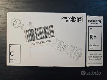 Periodic Audio Carbon + Rhodium In Ear Auricolari