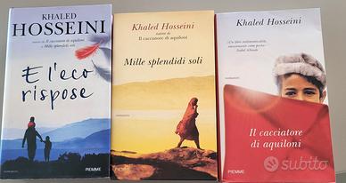 3 libri Khaled Hosseini -il cacciatore di aquiloni