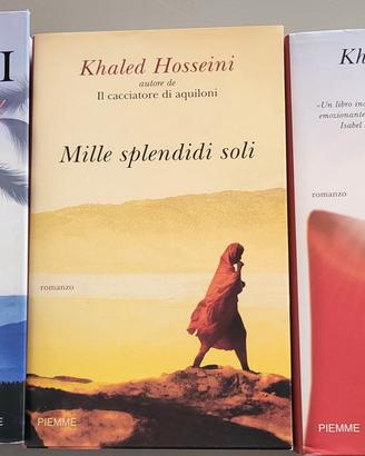 3 libri Khaled Hosseini -il cacciatore di aquiloni