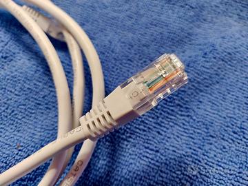 Cavo di rete, RJ45 - 2 mt., Colore Bianco.