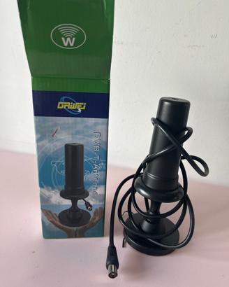 Antenna TV digitale terrestre DVB-T2 portatile.