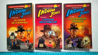 Lotto 3 Librogame Indiana Jones 34 35 37 anno 1988