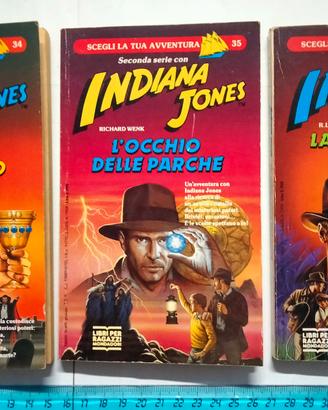 Lotto 3 Librogame Indiana Jones 34 35 37 anno 1988