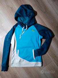 Felpa karpos pramper hoodie w fleece xs donna