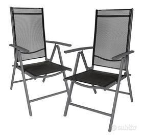 6 sedie, reclinabili