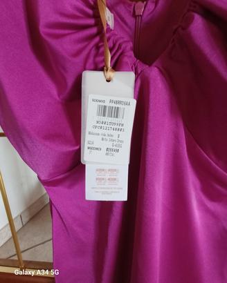 Vestito aderente corto Rinascimento nuovo con cart