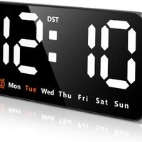 Orologio da Parete Digitale LED 9", Orologio da Ta