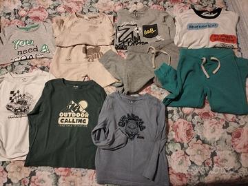 Lotto 10 pezzi per bambini in cotone