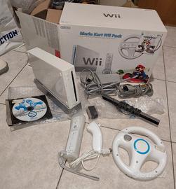 Wii con Mario kart 