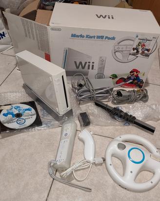Wii con Mario kart 