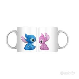 Coppia tazze di stitch innamorato