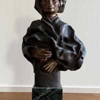 Scultura in Bronzo Angelo Canevari - amazzone