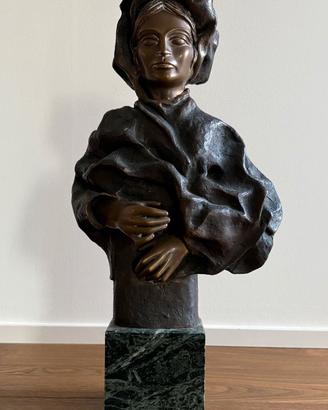 Scultura in Bronzo Angelo Canevari - amazzone