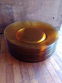 set di piatti dessert Duralex vintage 