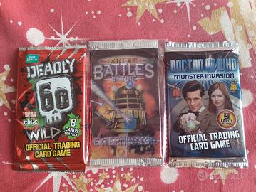 Rare trading cards Doctor Who e Deadly 60 Wild