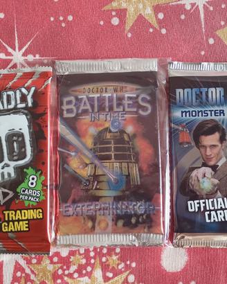 Rare trading cards Doctor Who e Deadly 60 Wild