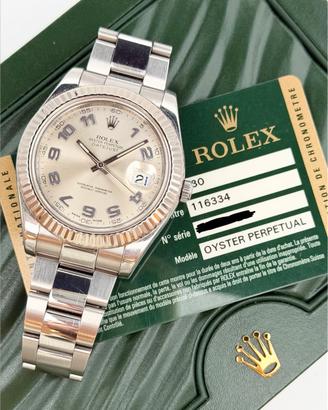 Rolex Datejust 41mm Federer, Full set, Si Permute