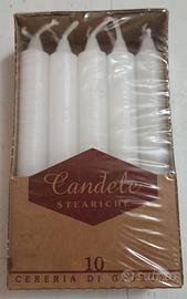 10 candele steariche Cereria Di Giorgio Confezione