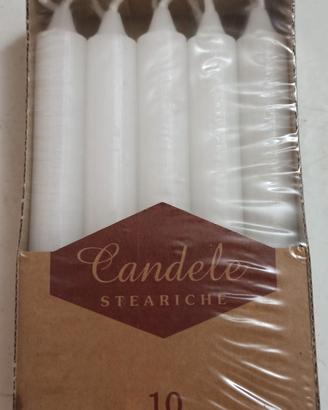 10 candele steariche Cereria Di Giorgio Confezione