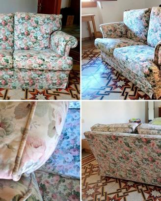 Divano 2 posti Stile Country Inglese 