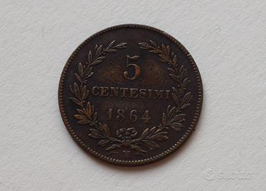 5 CENTESIMI 1864 M – REPUBBLICA DI SAN MARINO